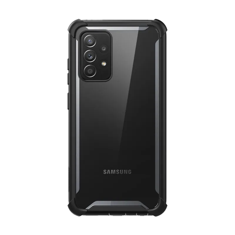 Galaxy A52 Ares Clear Rugged Case - Black