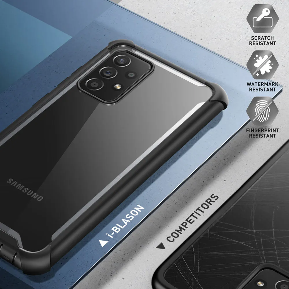 Galaxy A52 Ares Clear Rugged Case - Black