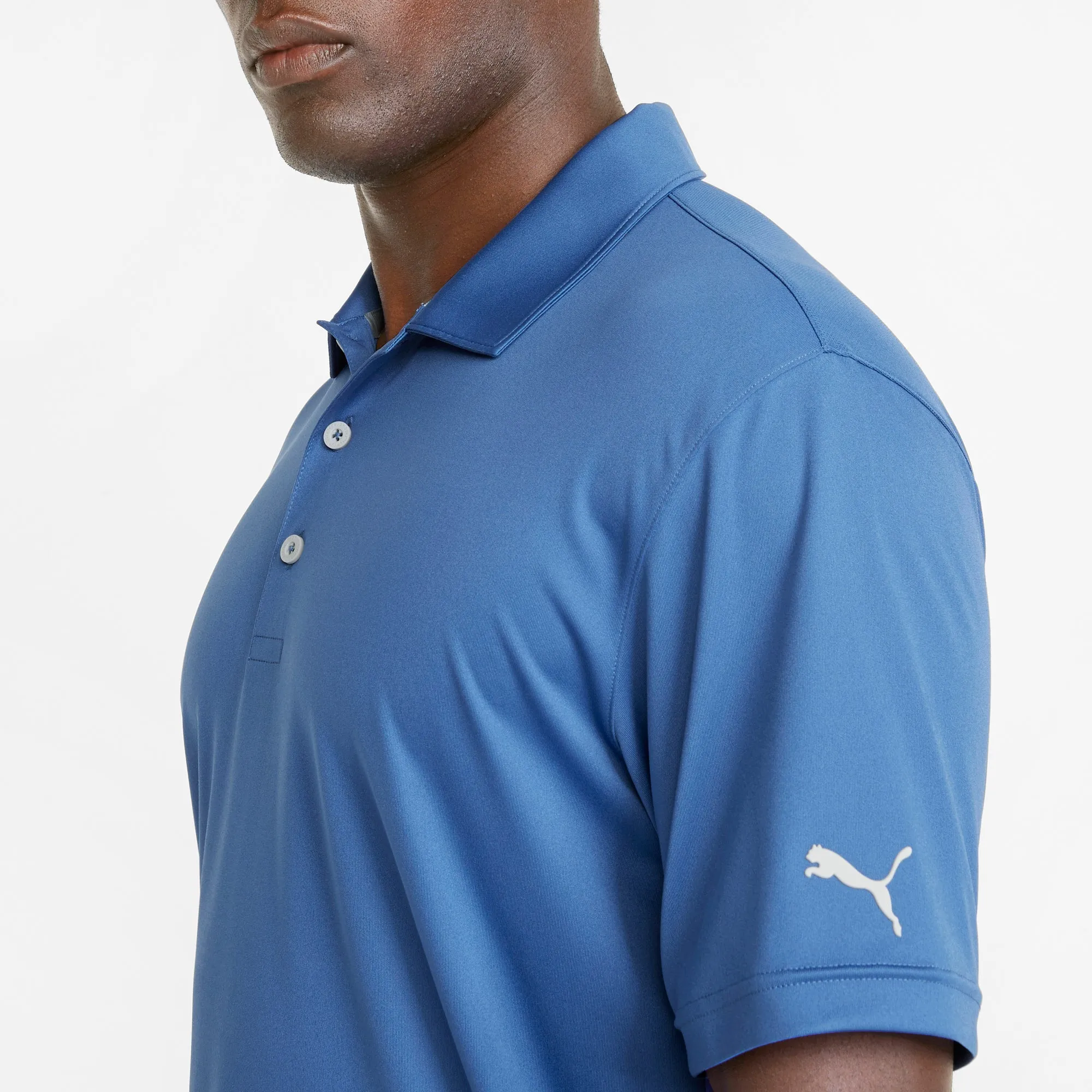 Gamer Golf Polo | Bright Cobalt