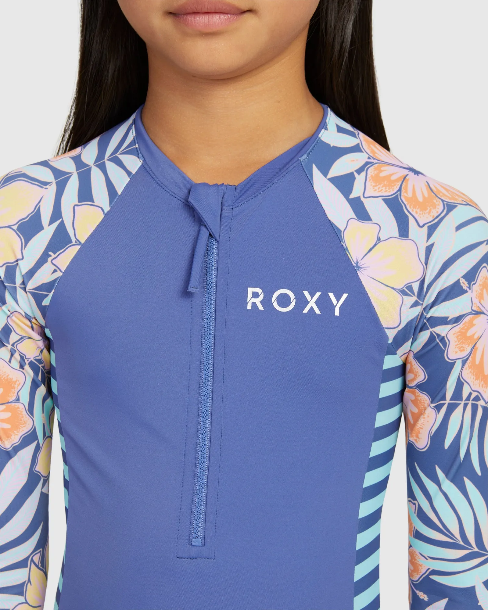 Girls Funky Palm Onesie Rashguard