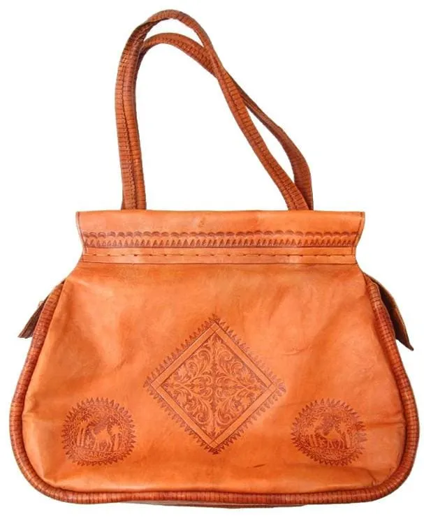 Heritage Handbag - Femme Chic - Orange