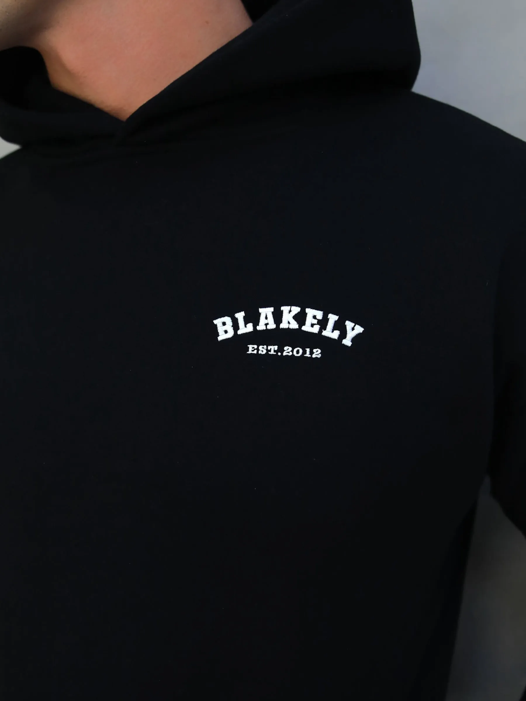 Heritage Relaxed Hoodie - Black