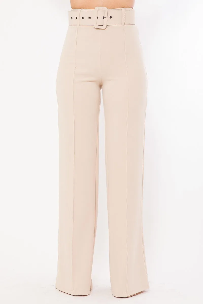 High Waist Wide Leg Pants | Bella Chic