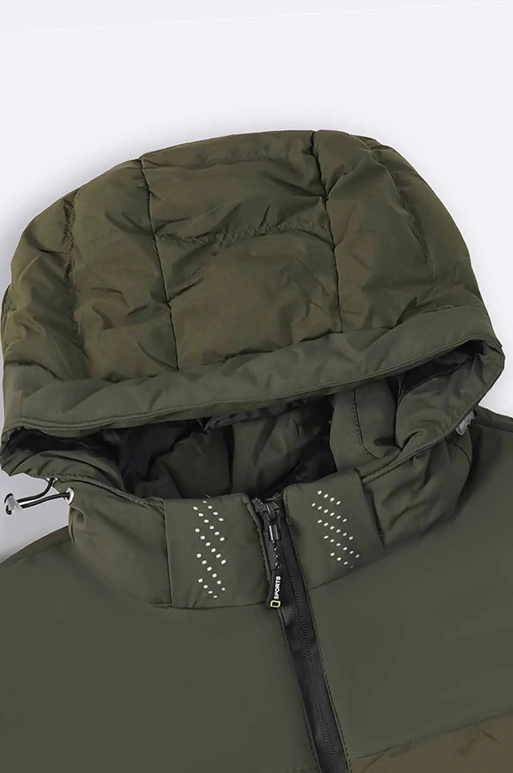 HOODED PUFFER JACKET