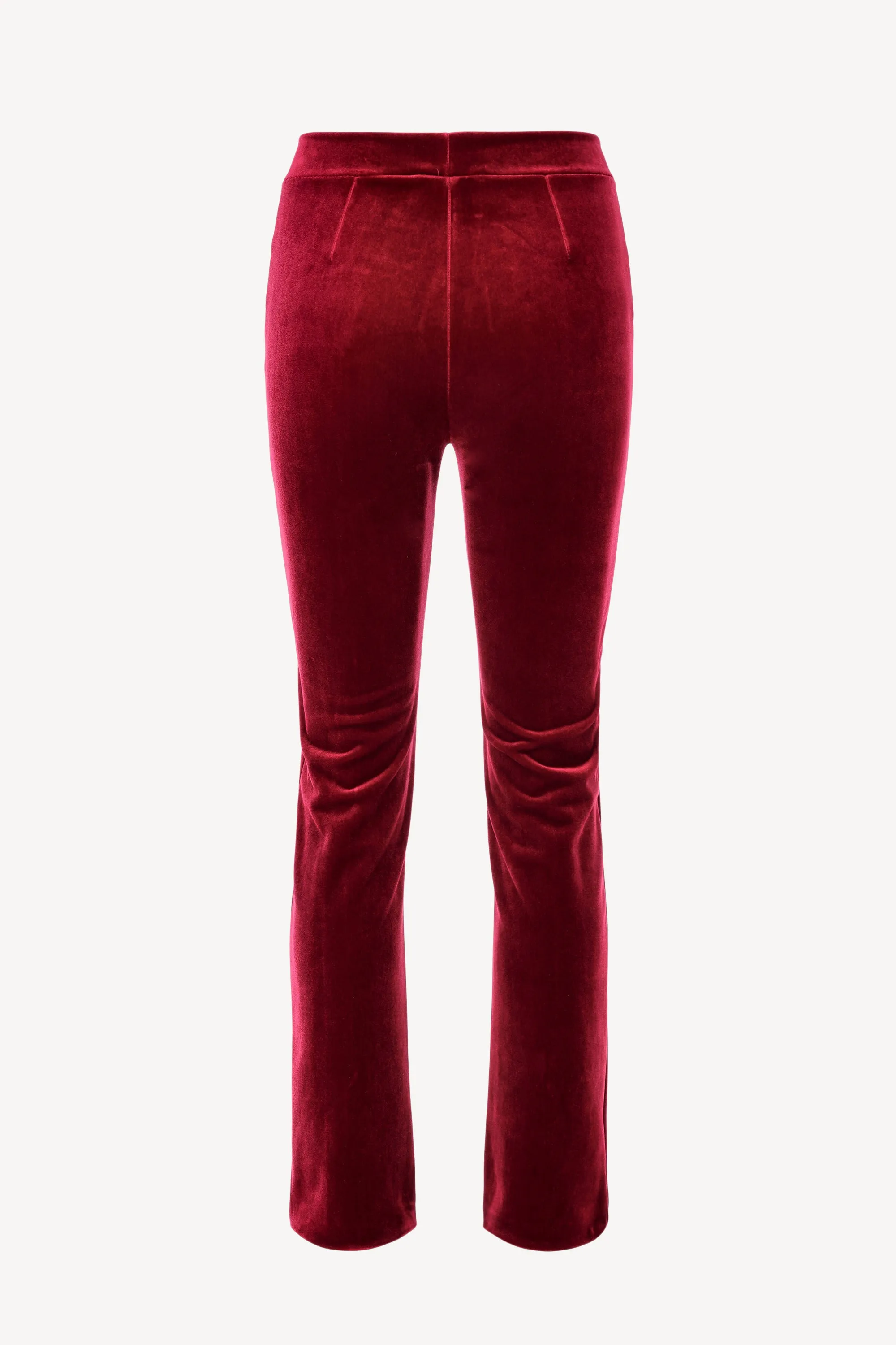 Hose Vika Velvet in Garnet