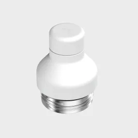 Hybrid Thermal Bottle Lid - Recycled Stainless Steel, White