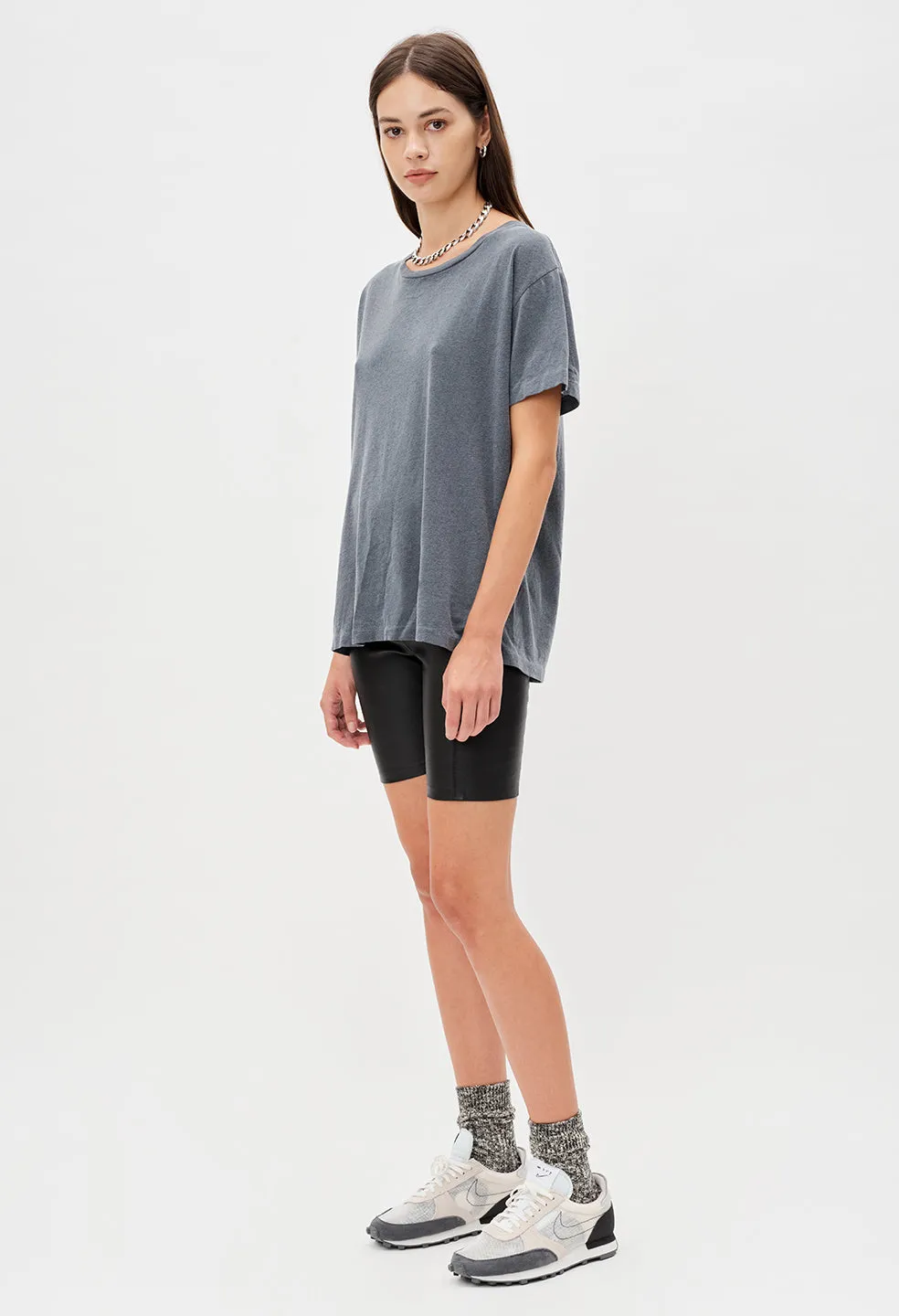 Jersey Relaxed Tee / Steel