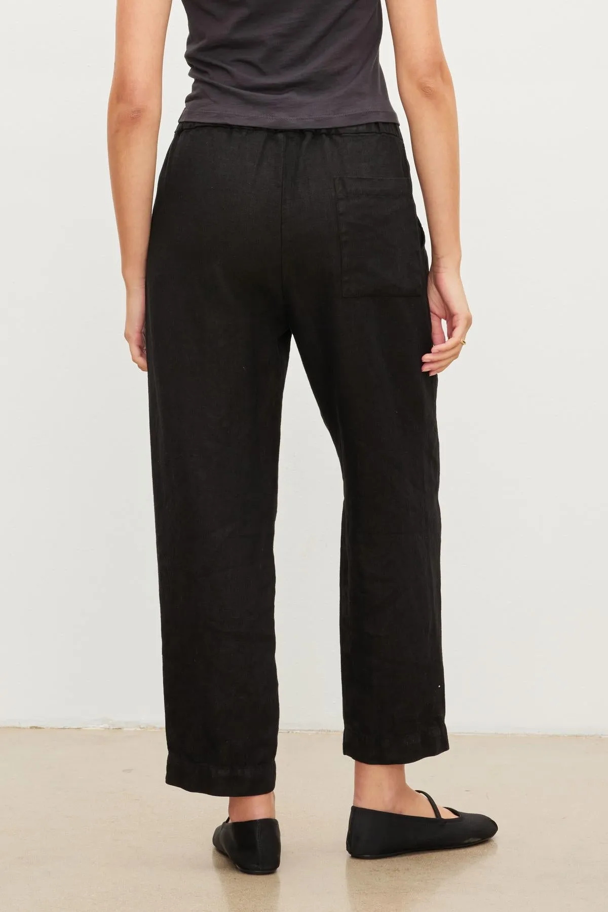 JESSIE LINEN TROUSER - VELVET