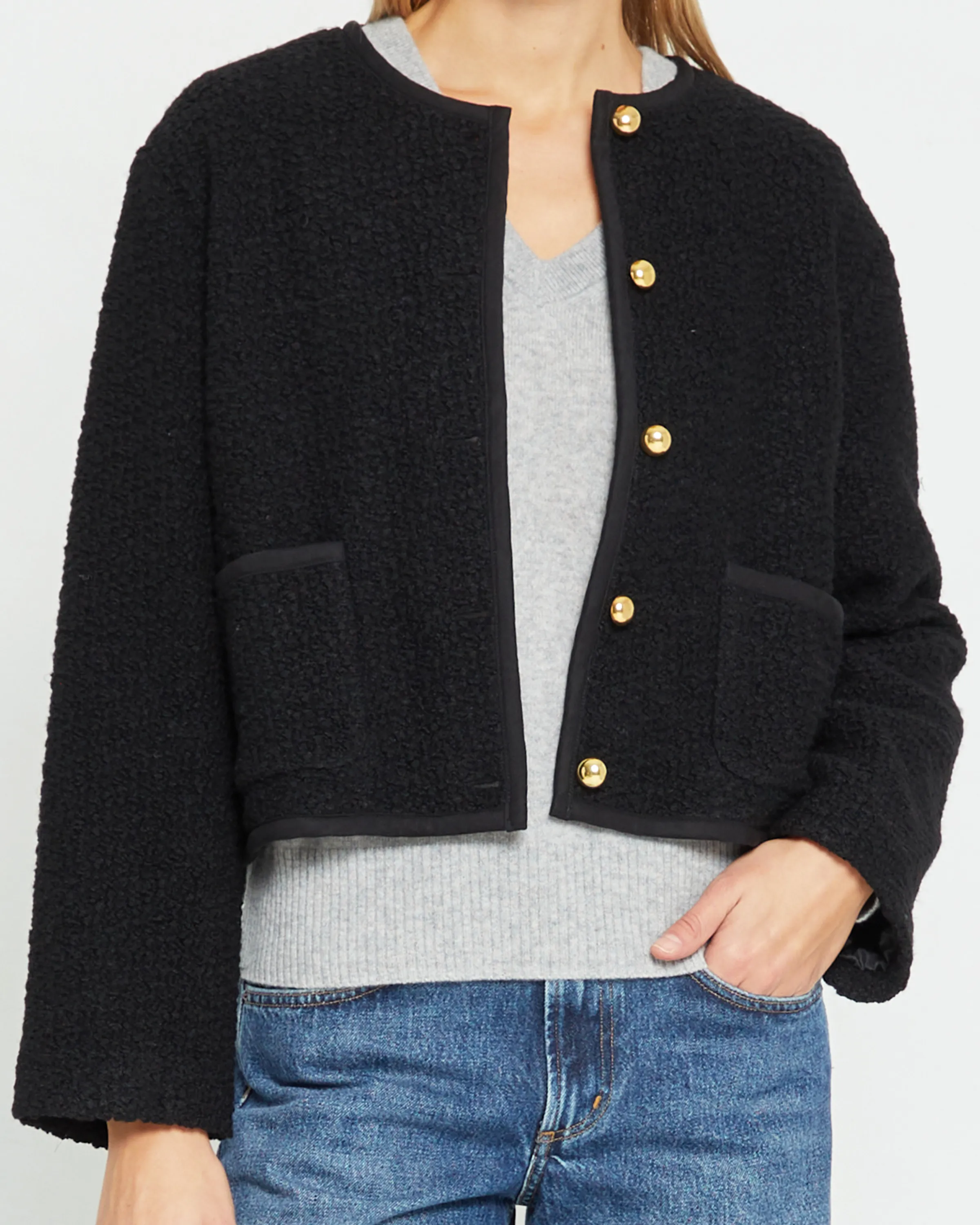 Joe Relaxed-fit Cropped Jacket