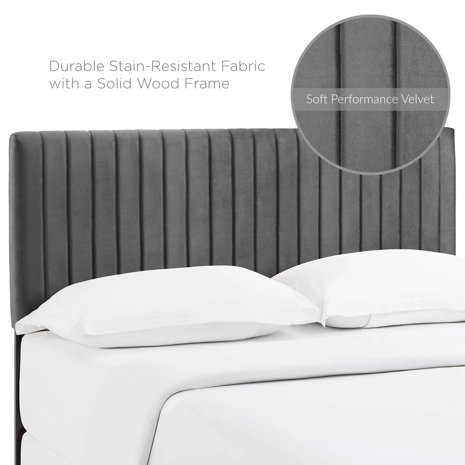 Keira Performance Velvet Headboard