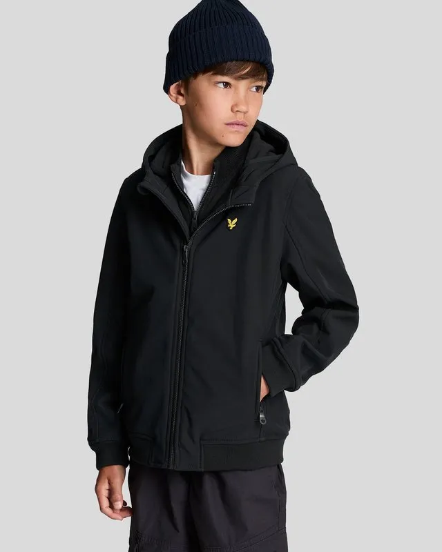 Kids Softshell Hooded Jacket