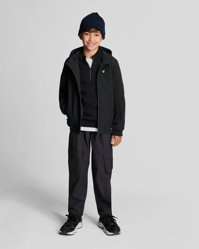 Kids Softshell Hooded Jacket