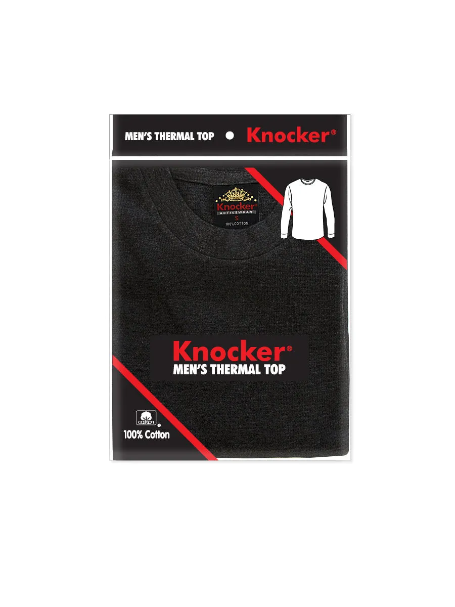 KNOCKER MEN'S MEDIUM WEIGHT THERMAL (MTU1000_BLACK)