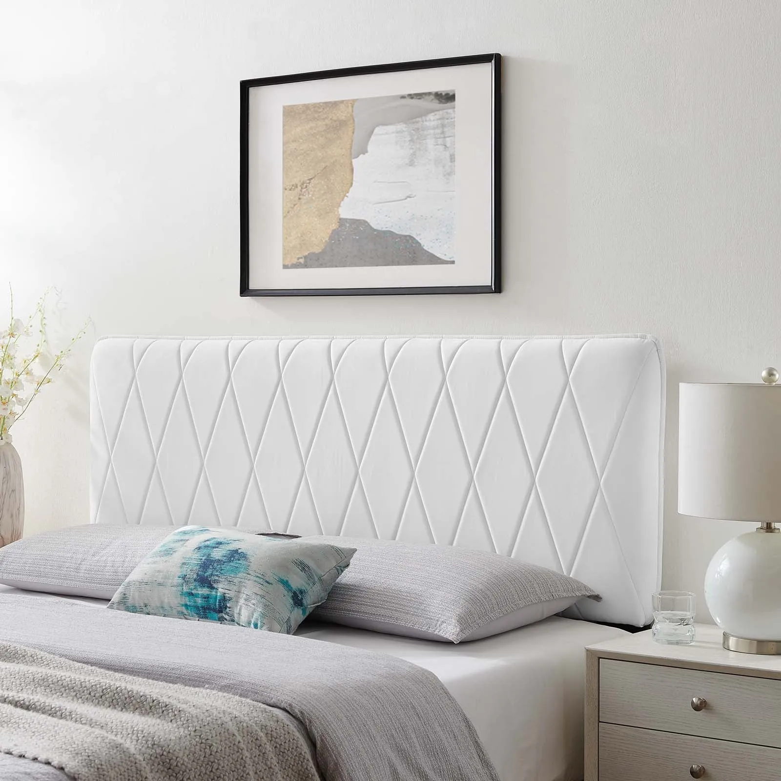 Leila Performance Velvet Headboard