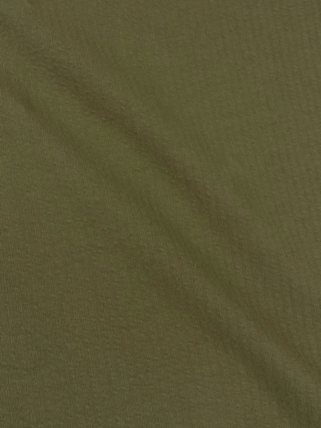 Loop & Weft Double-Faced Jacquard Henley Thermal Shirt in Army Olive