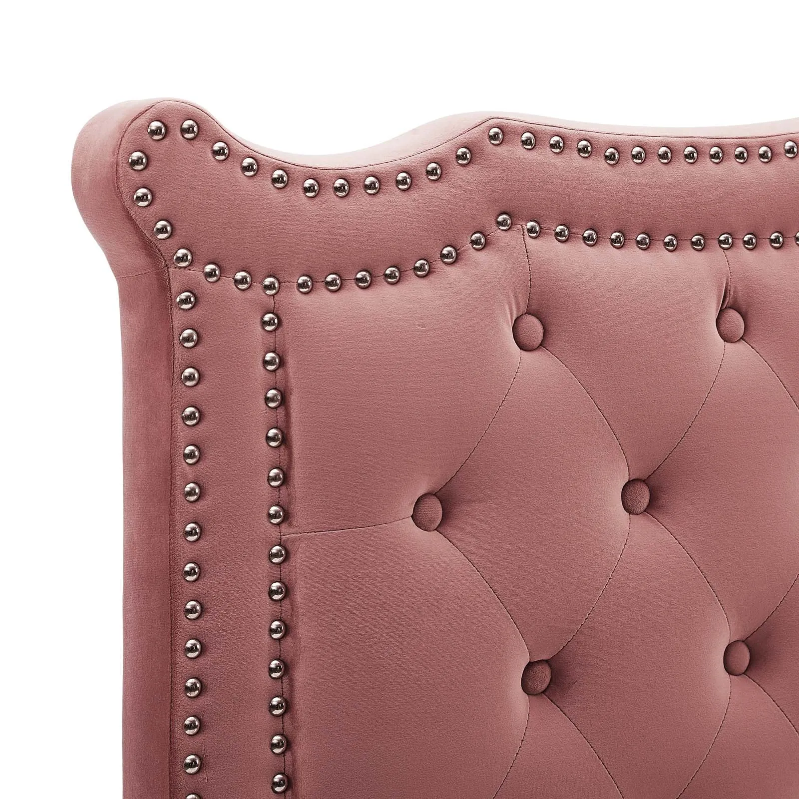 Louisa Tufted Performance Velvet Headboard