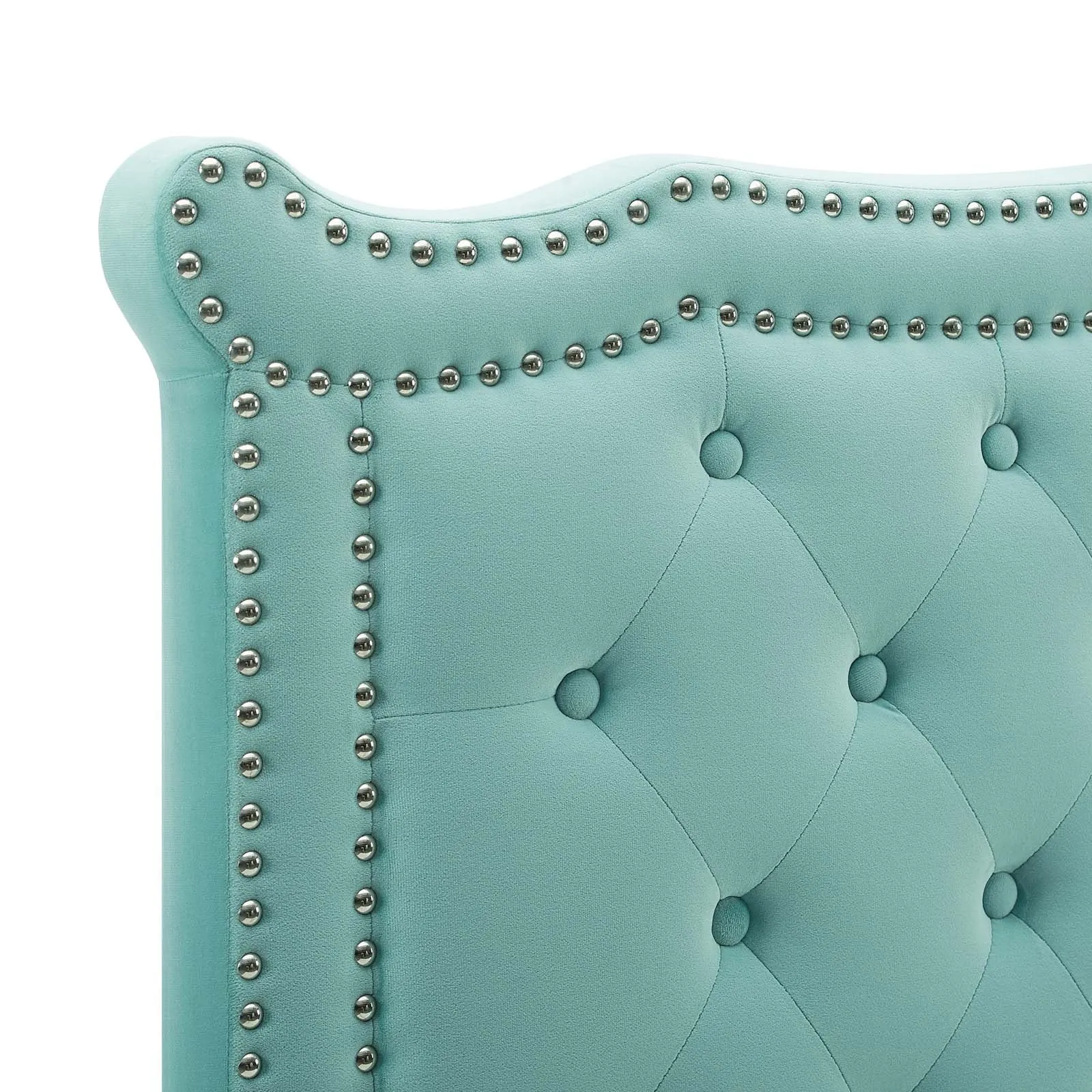 Louisa Tufted Performance Velvet Headboard