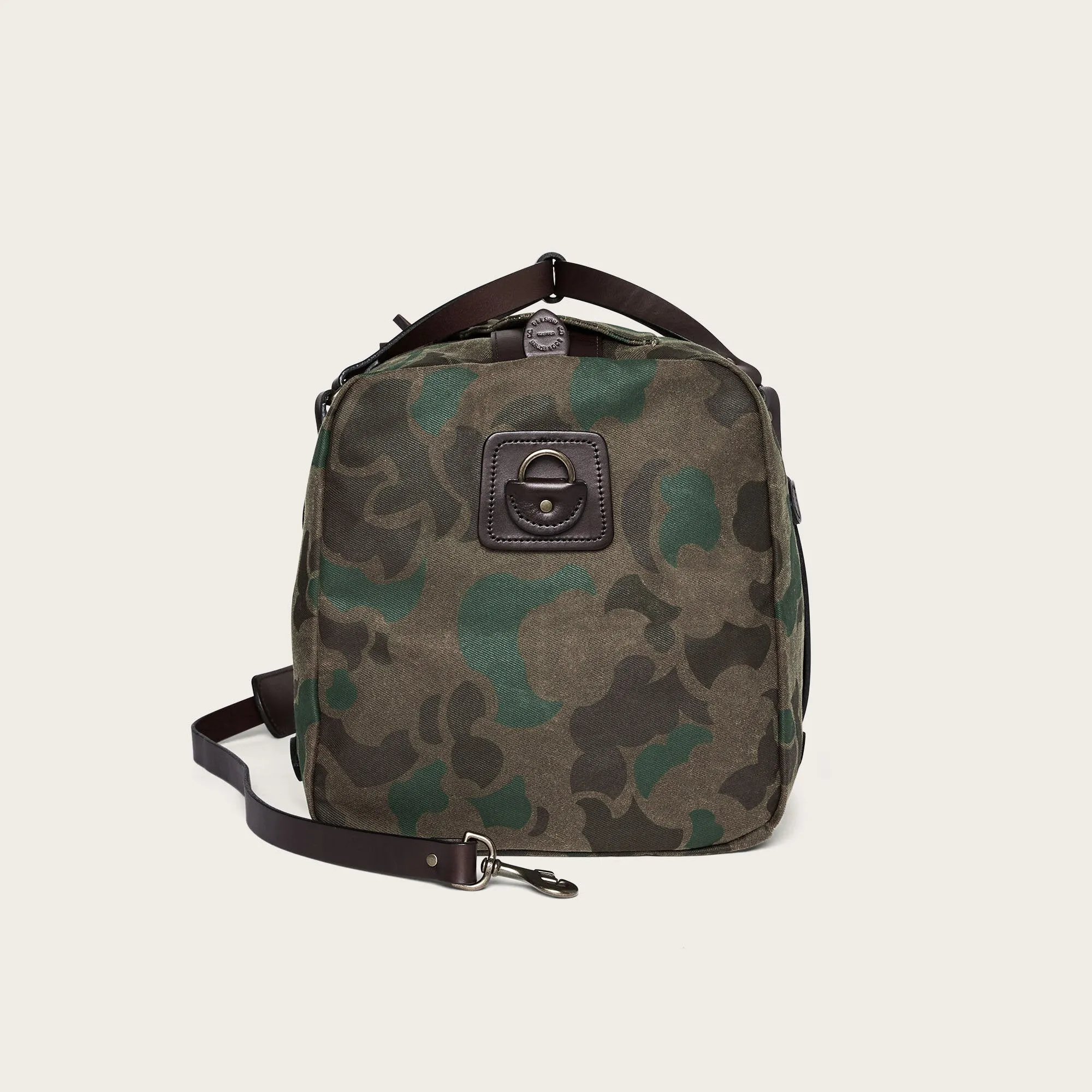 MEDIUM WAXED RUGGED TWILL DUFFLE BAG