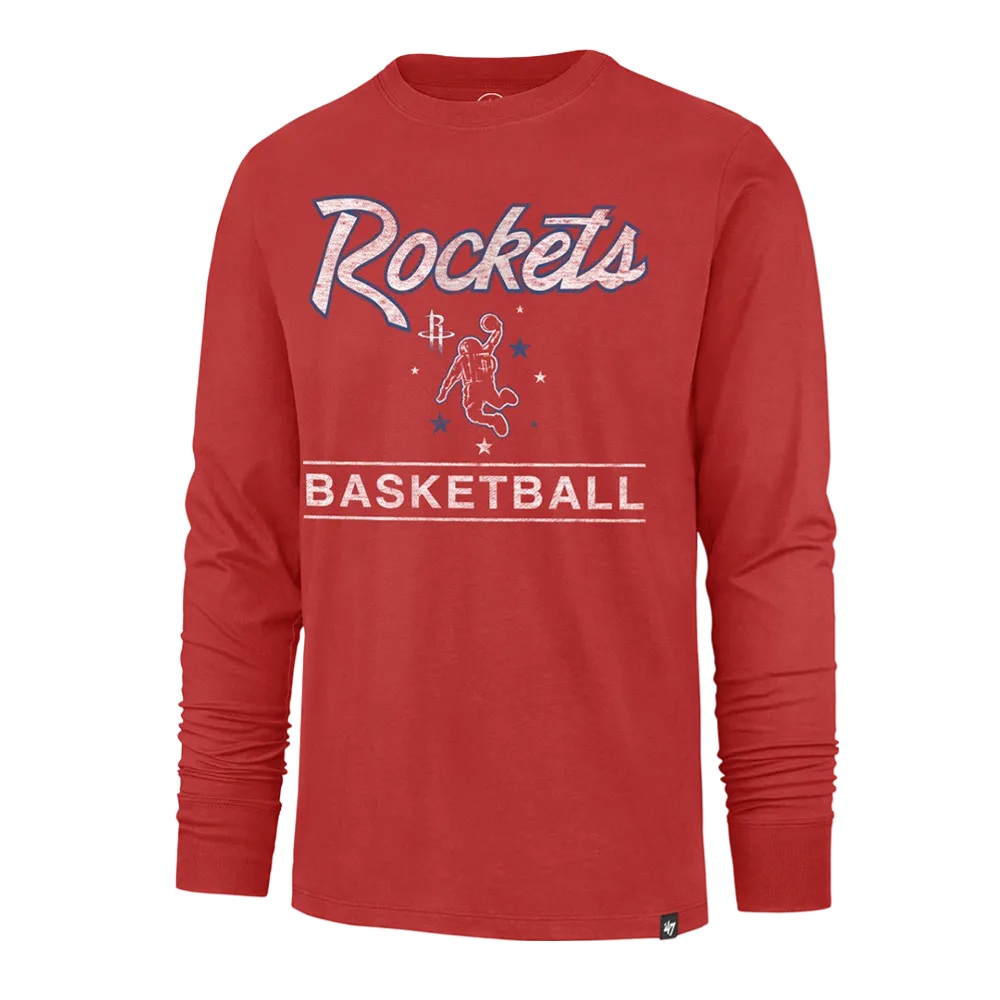 Men's Houston Rockets '47 Hometown Heroes City Edition Franklin Long-Sleeve T-Shirt