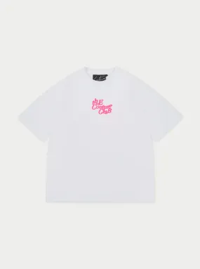 MULTI FONT RELAXED T-SHIRT - PINK