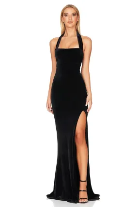 Nookie Vera Velvet Gown - Black