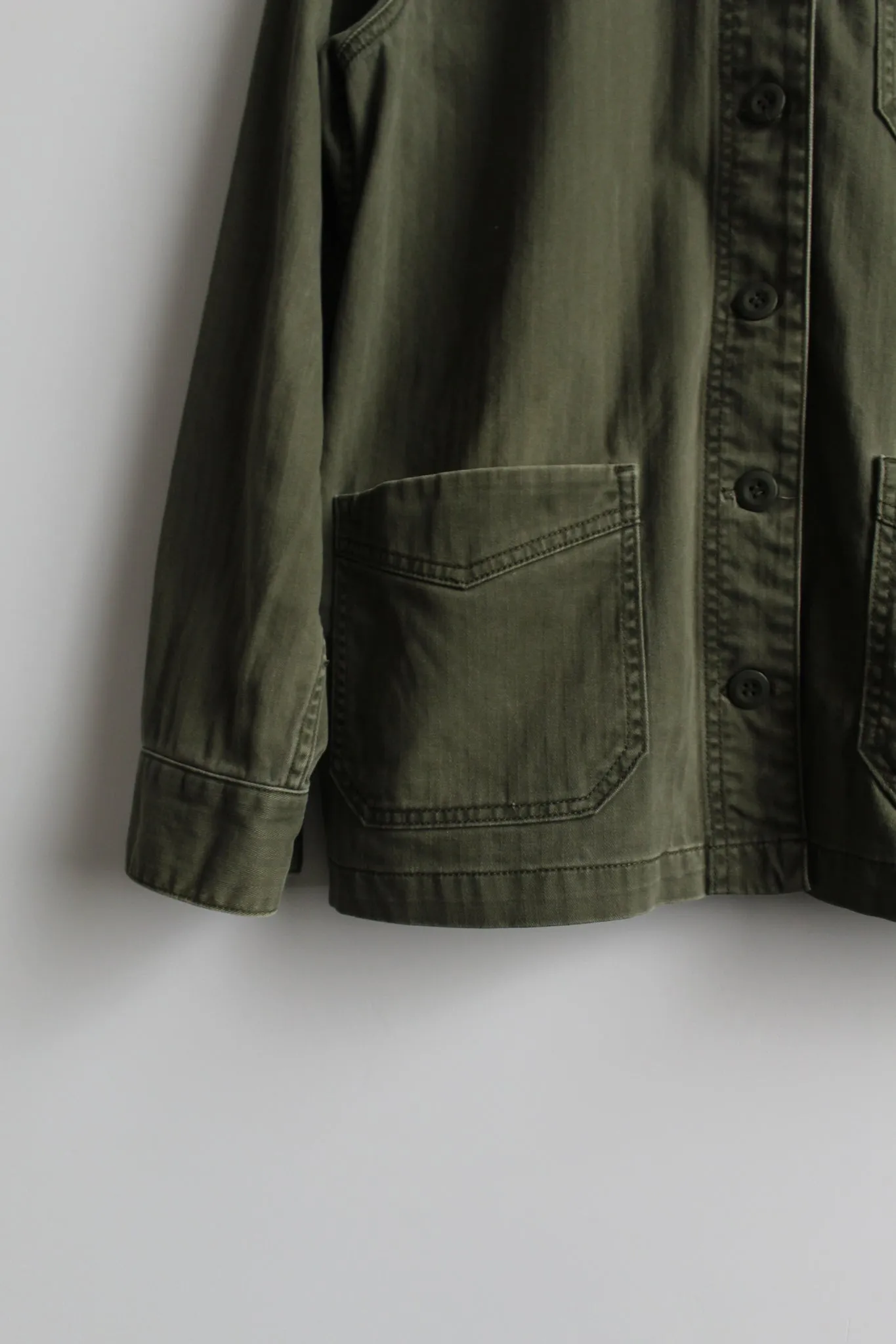 olive cotton jacket