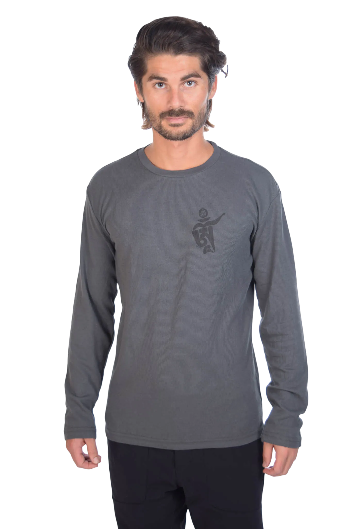 Om Front with Om Mani Padme Hum Back on Lightweight Thermal