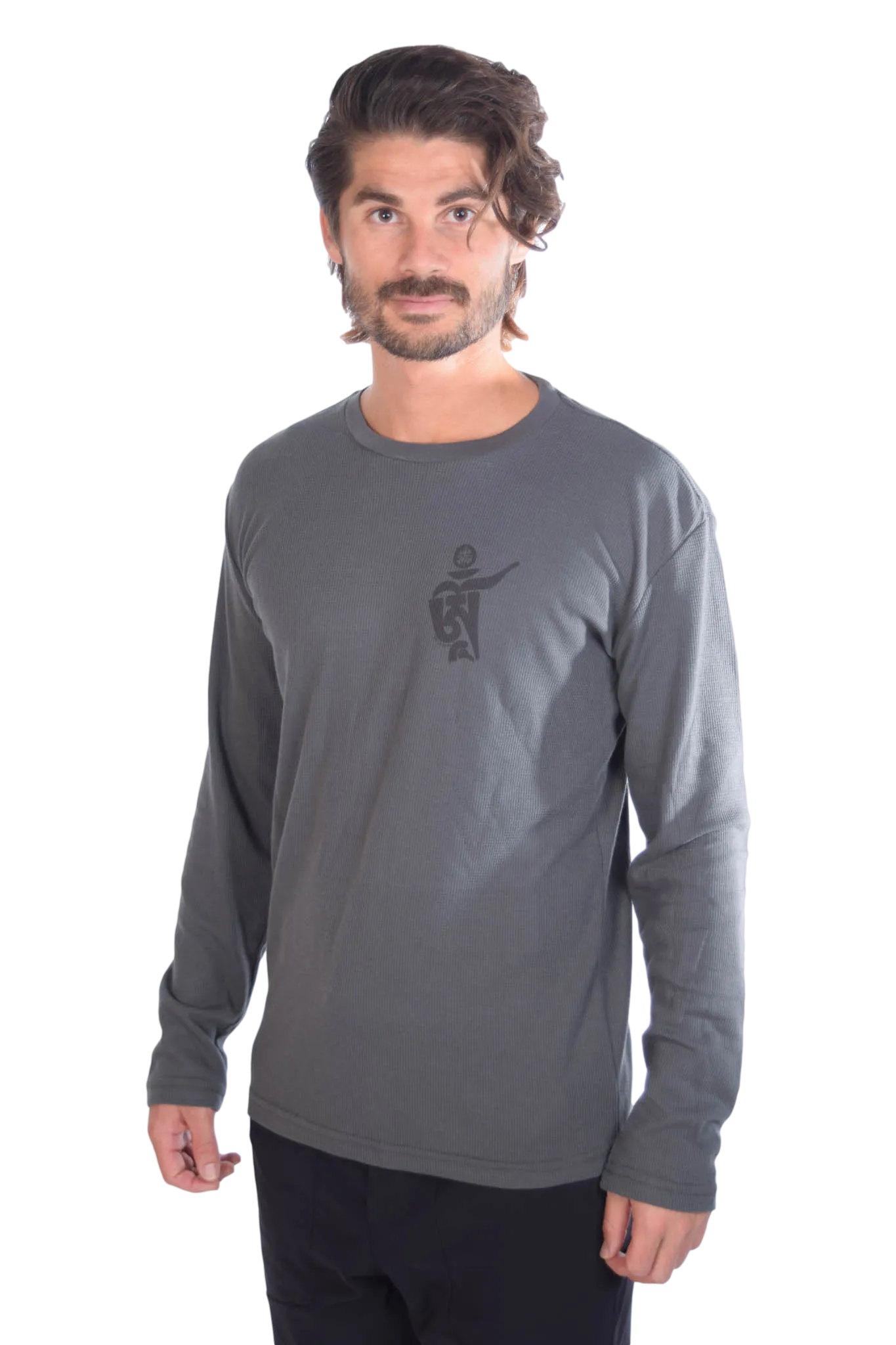 Om Front with Om Mani Padme Hum Back on Lightweight Thermal