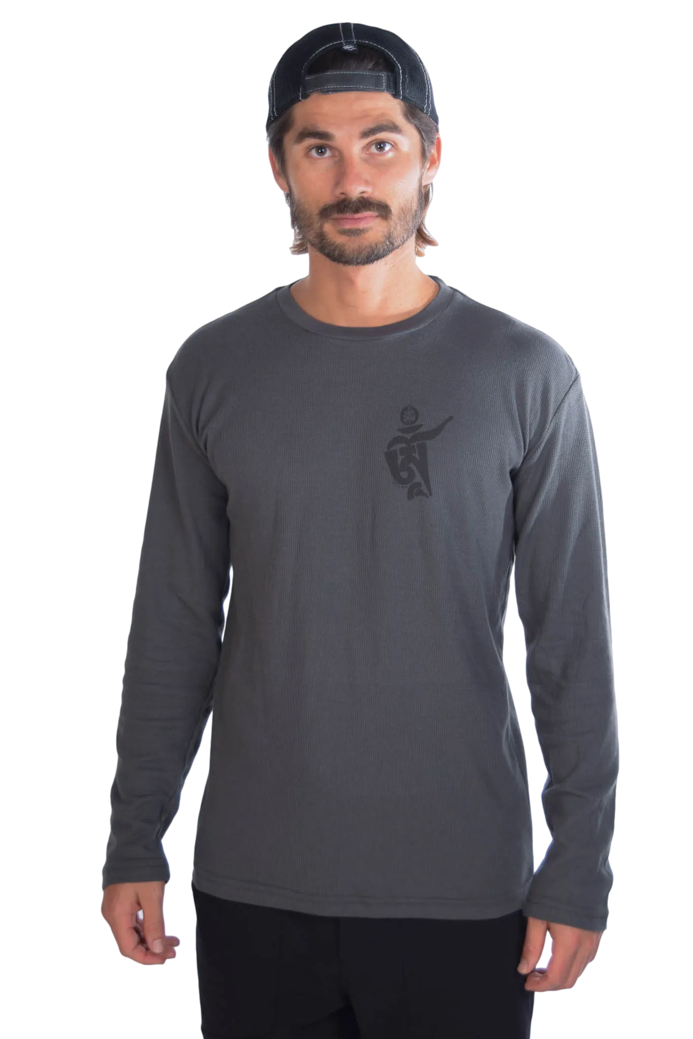 Om Front with Om Mani Padme Hum Back on Lightweight Thermal