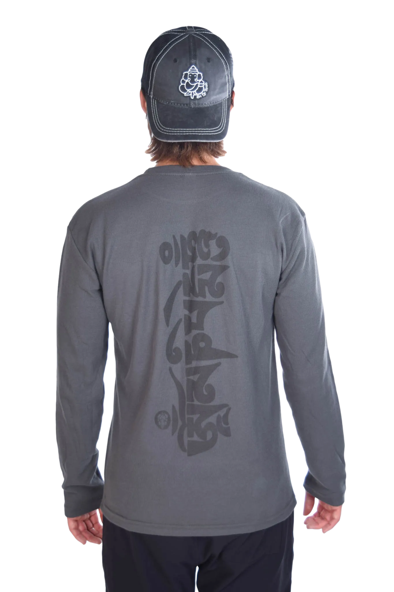 Om Front with Om Mani Padme Hum Back on Lightweight Thermal