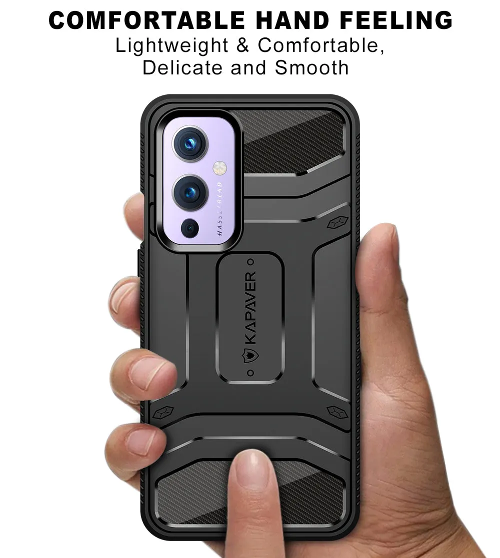 OnePlus 9 5g Back Cover Case | Rugged - Black