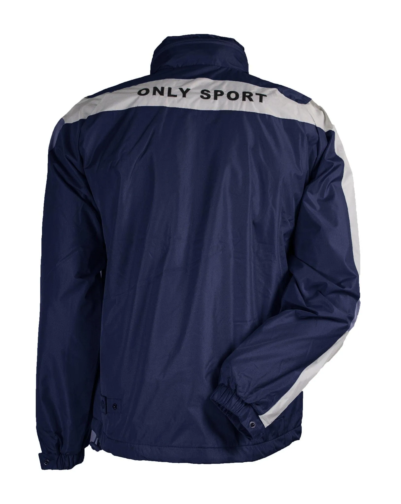 Players Jacket - Navy/white