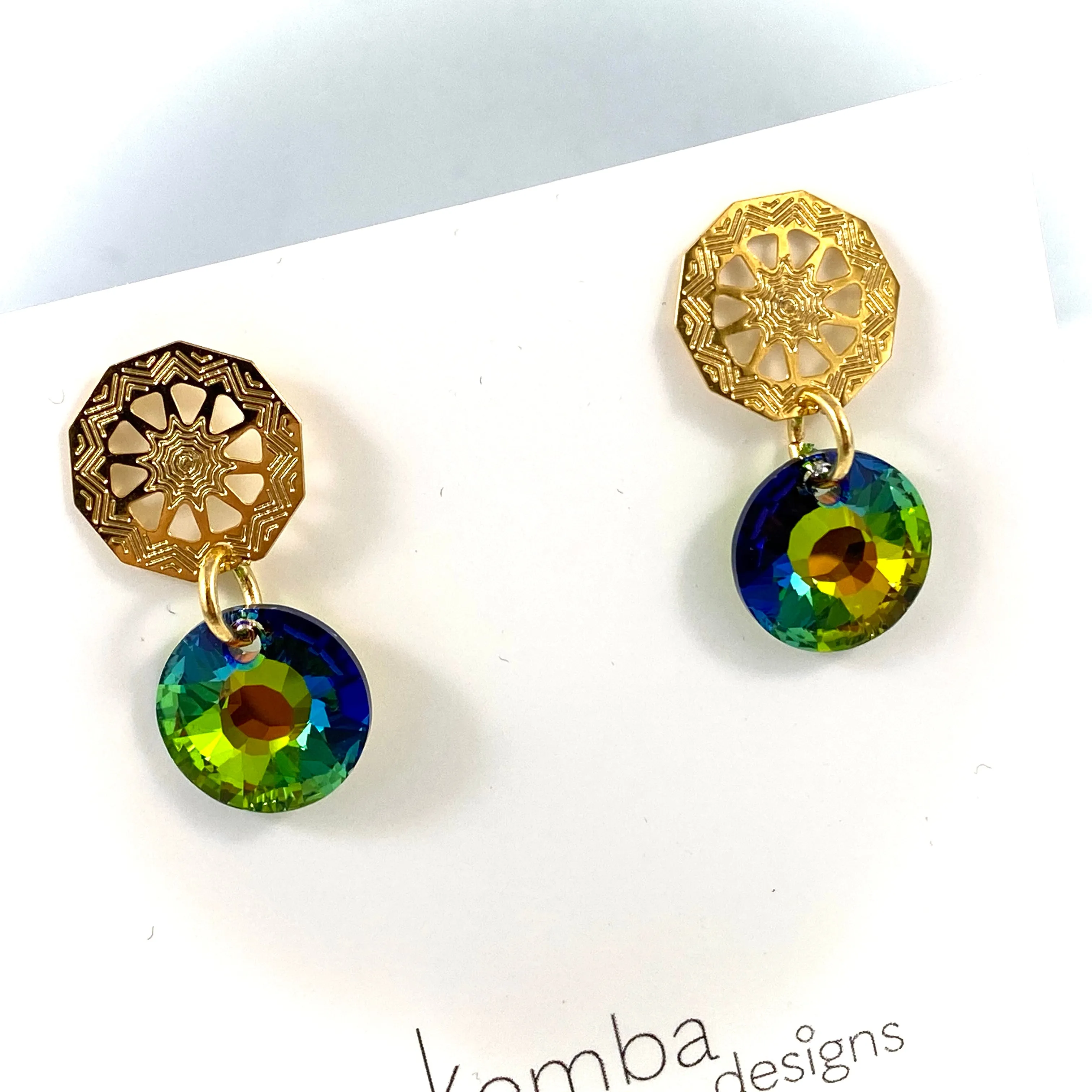 "Light Bright 4" Earrings (Rainbow)