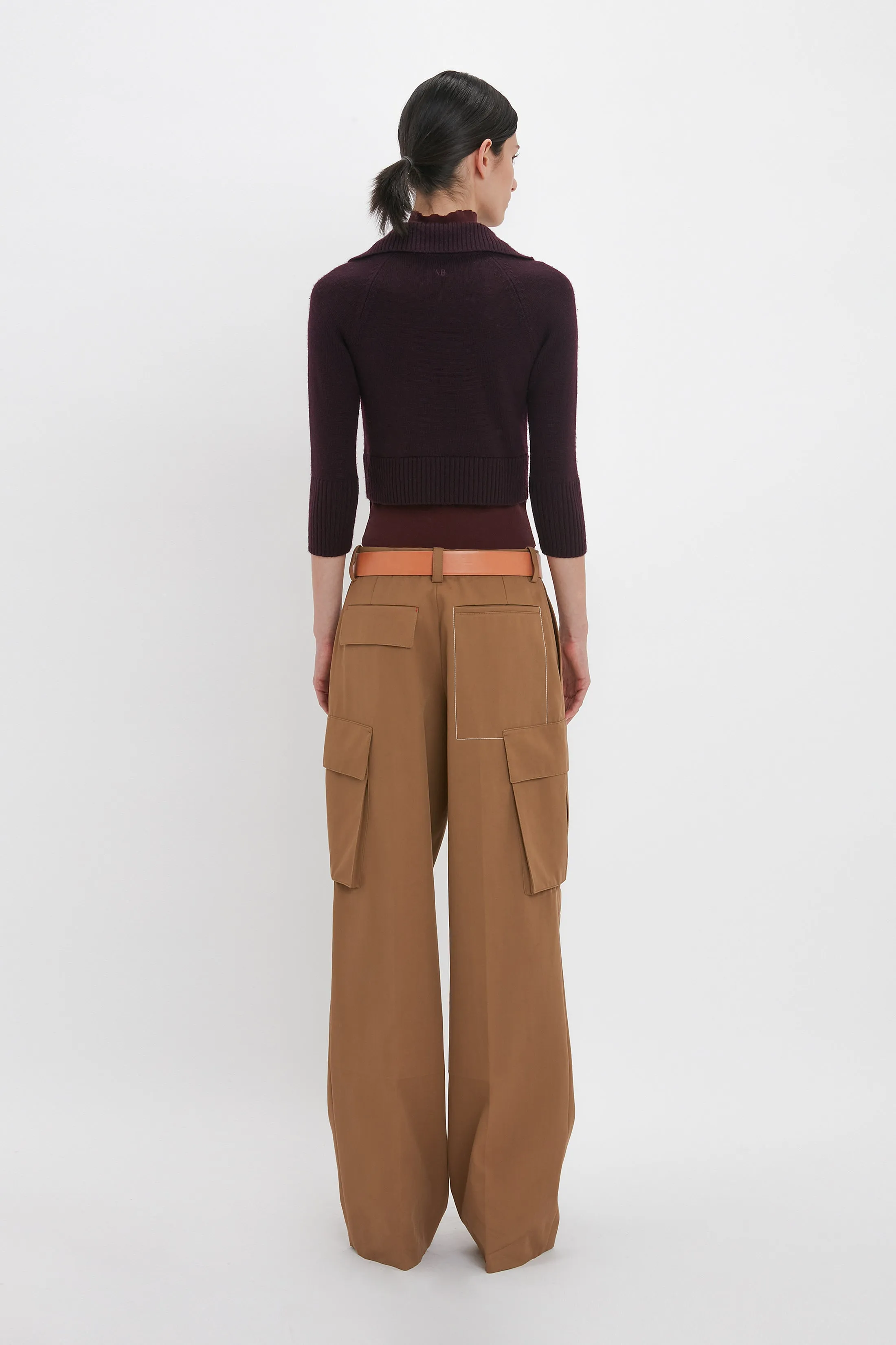 Relaxed Cargo Trouser In Tobacco