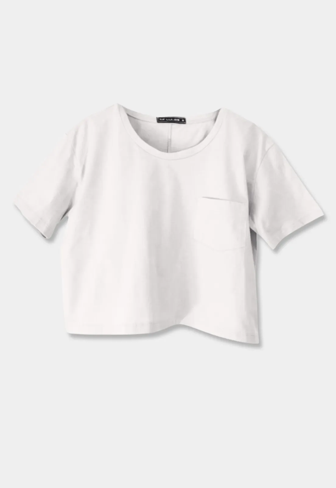 Relaxed Crop Pocket T-Shirt