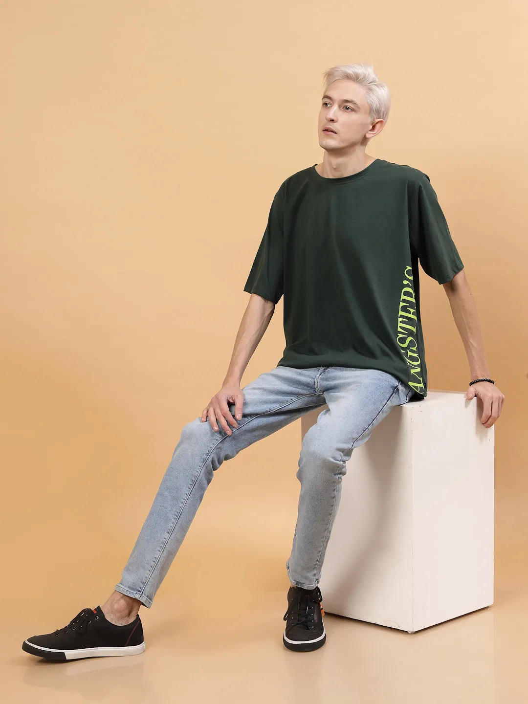 Relaxed Fit Men's Oversized Cotton Tee