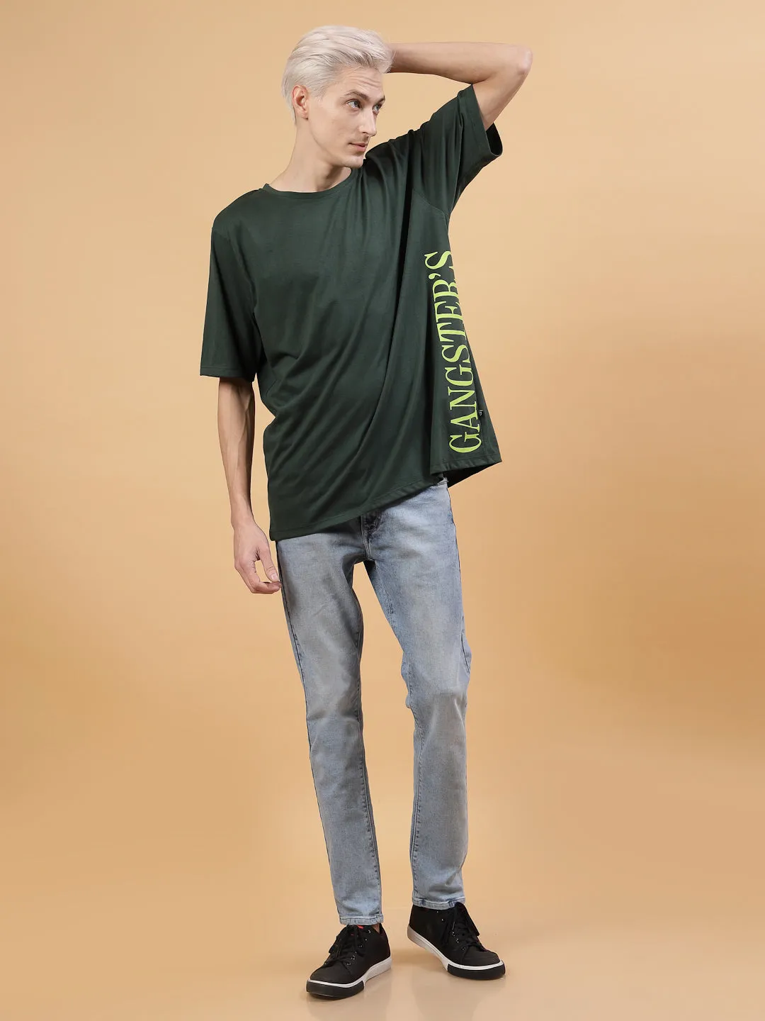 Relaxed Fit Men's Oversized Cotton Tee