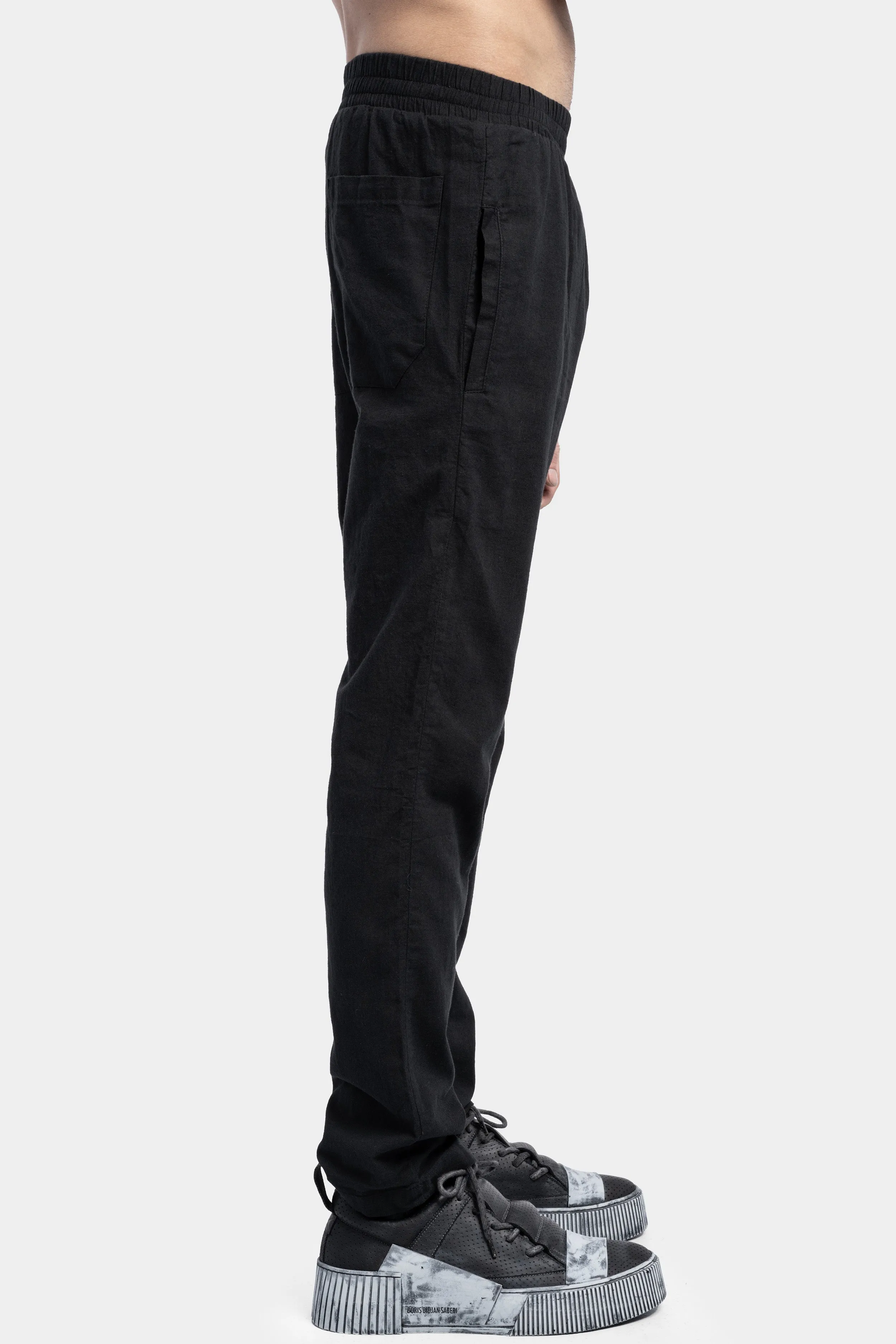 Relaxed pants, Black