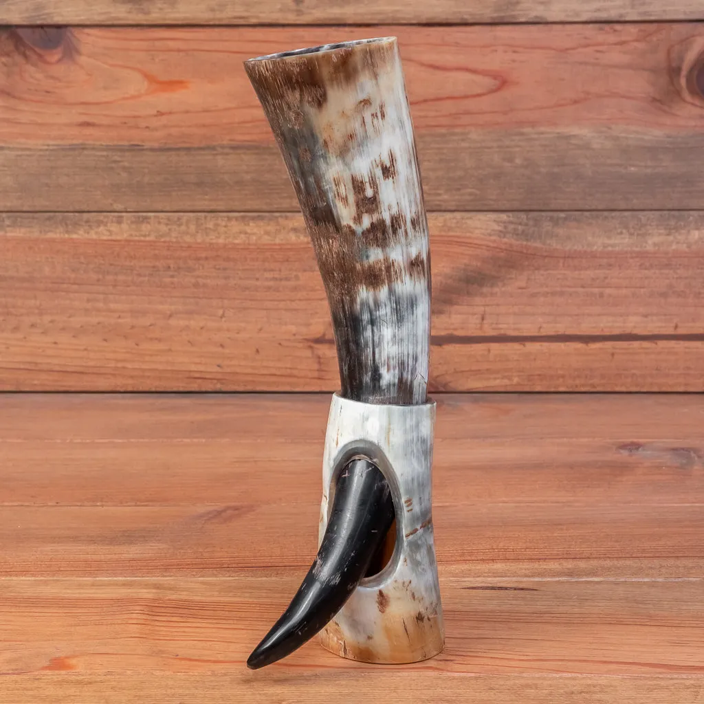 Rugged Drinking Horn   Horn Stand (XL)