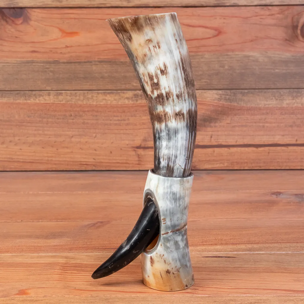 Rugged Drinking Horn   Horn Stand (XL)