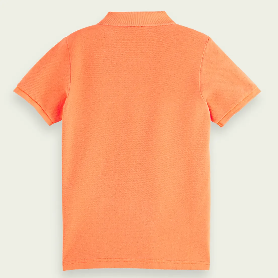 Scotch & Soda Boys Short Sleeve Pique Polo_ Peach 170570