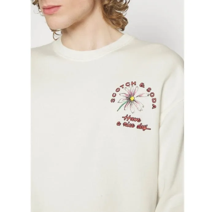 Scotch & Soda Festival Aw Sweatshirt (Off White) 172993