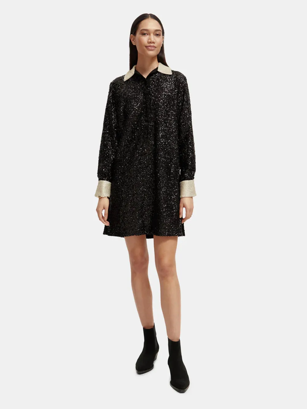 Scotch & Soda Sequin Mini Dress