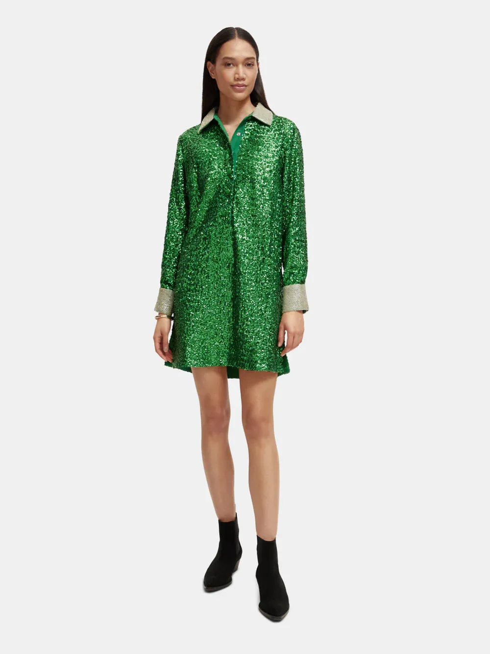 Scotch & Soda Sequin Mini Dress