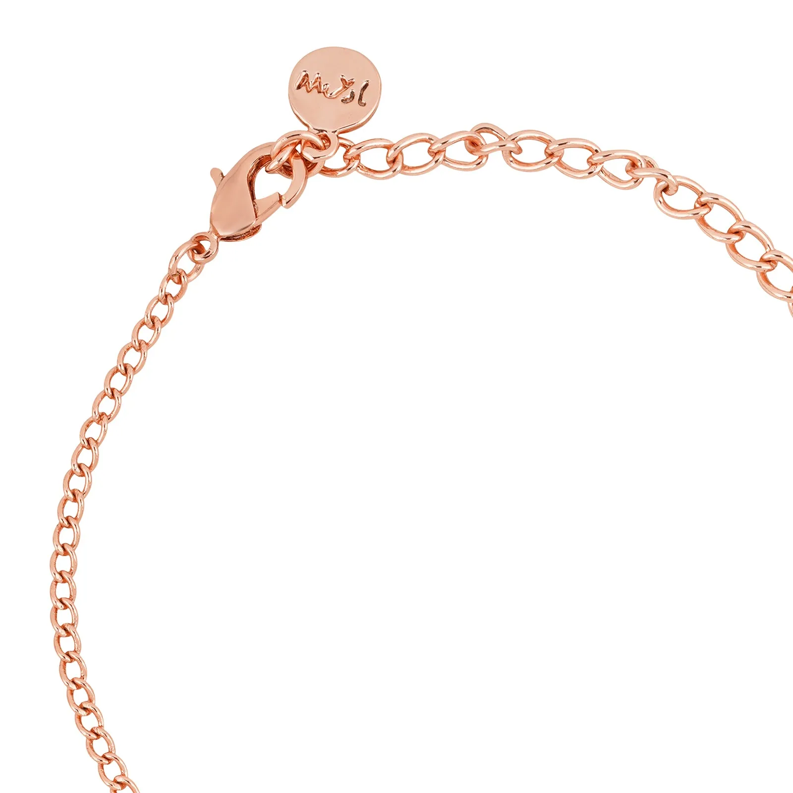 Shine Bright Rose Gold Bracelet Charm