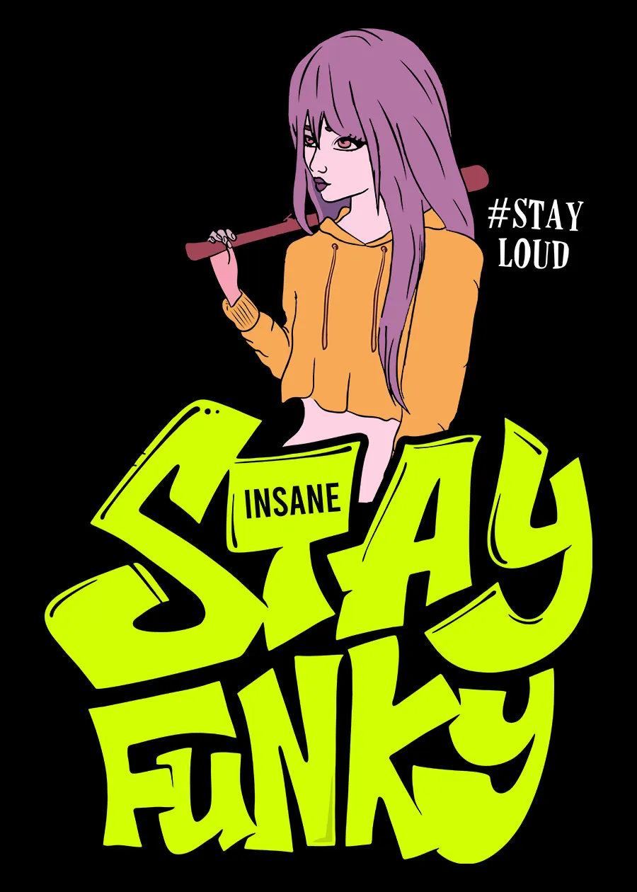 Stay Funky Women Oversized T-shirt