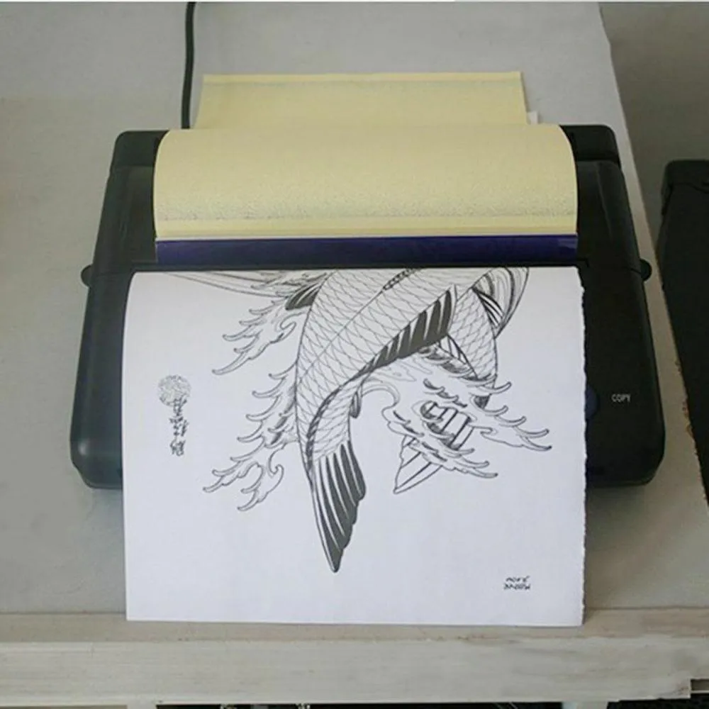 Tattoo Transfer Machine Copy A4 Printer Drawing Thermal Stencil Maker Copier Machine Transfer Paper Carbon Papier Supplies