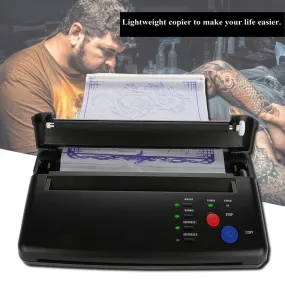 Tattoo Transfer Machine Printer Drawing Thermal Stencil Maker Copier for Tattoo Transfer Paper Supply Permanet Lighter Machine