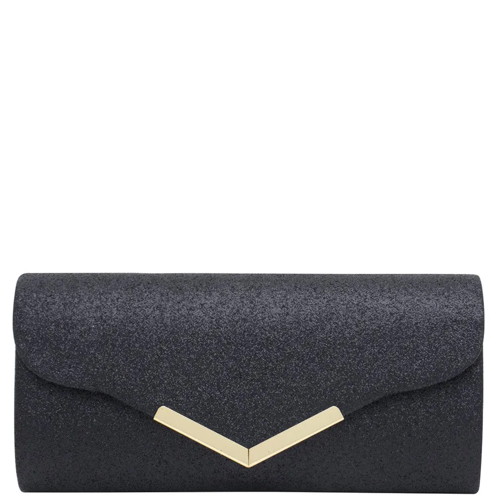 TEXTURE CHIC DESIGN CLUTCH