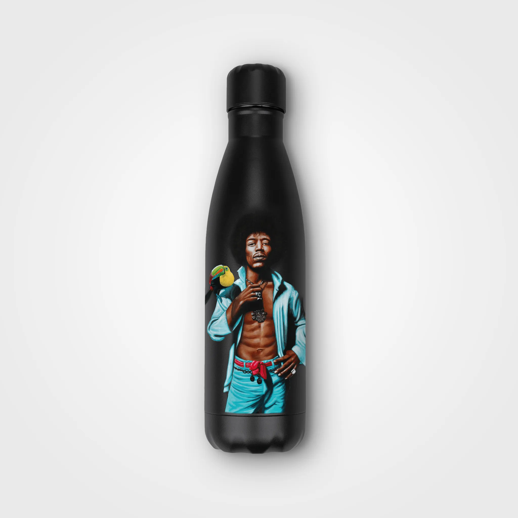 Thermal bottle made from recycled steel, Christian Beijer, Jimmy Hendrix